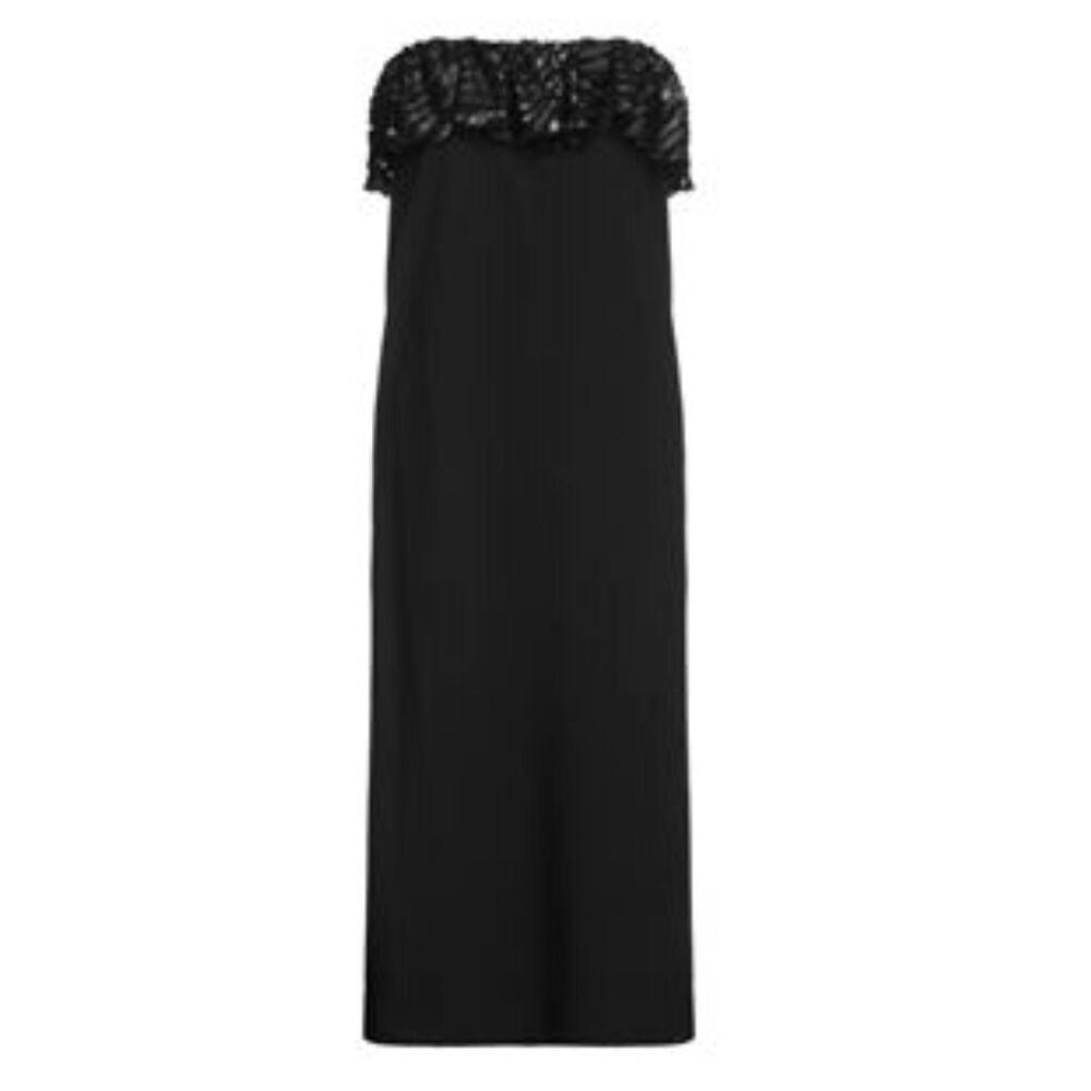 NEW JIJIL women's midi dress in black